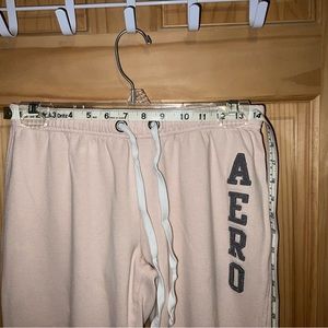 AERO Women’s medium Aeropostale sweatpants,very subtle pink